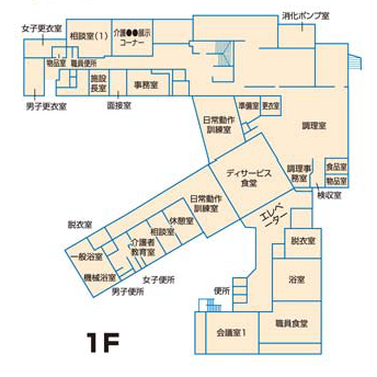 施設平面図1F